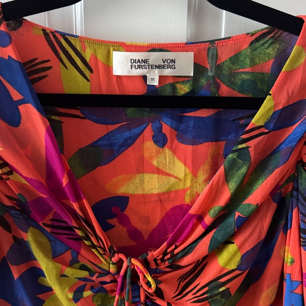Diane Von Furstenberg Multicolor Floral Dress